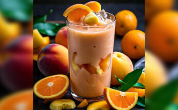 Orange Peach Banana Smoothie