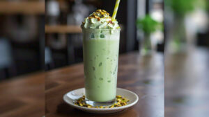 Pistachio milkshake