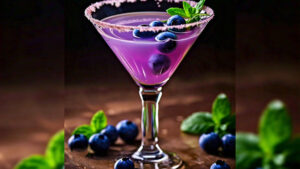 blueberry martini