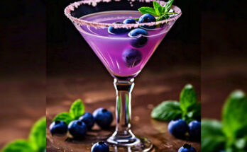 blueberry martini