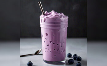 blueberry shake with yogurt carbs and calories